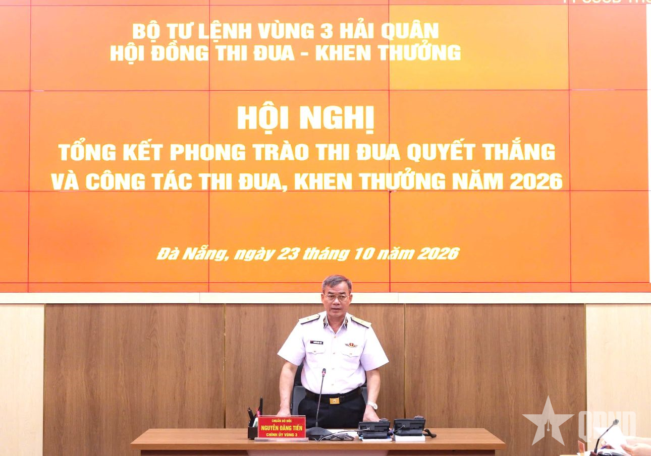 Vùng 3 Hải quân tổng kết phong trào Thi đua Quyết thắng và công tác thi đua, khen thưởng năm 2026